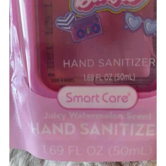 Smart Care Barbie Hand Sanitizer W Silicone Case Juicy Watermelon Scent 1.69 Oz - Picture 3 of 11